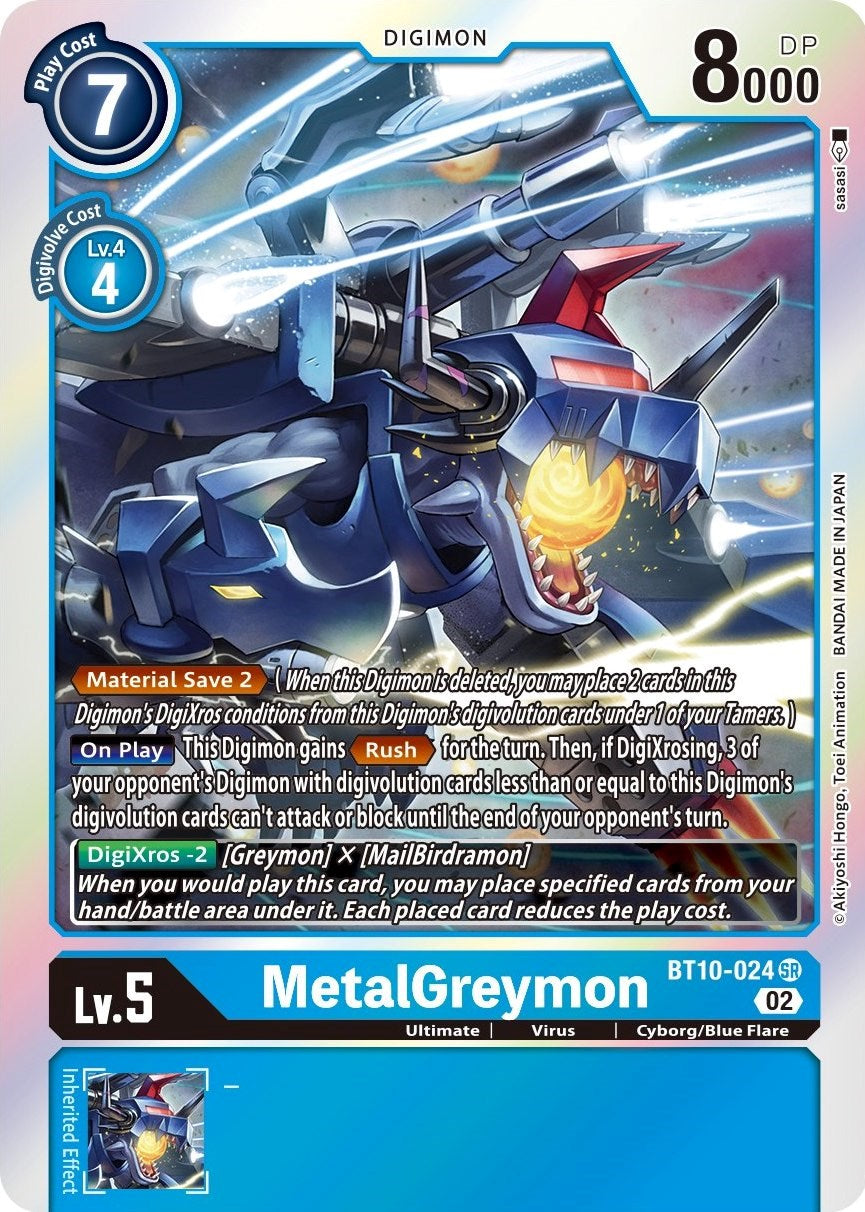 MetalGreymon [BT10-024] [Xros Encounter] | Card Merchant Takapuna