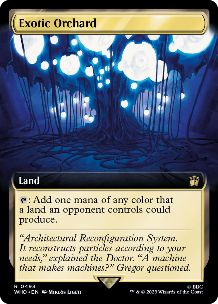 Exotic Orchard (Extended Art) [Doctor Who] | Card Merchant Takapuna