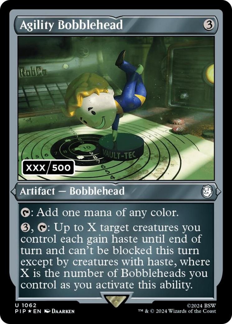 Agility Bobblehead (Serial Numbered) [Fallout] | Card Merchant Takapuna