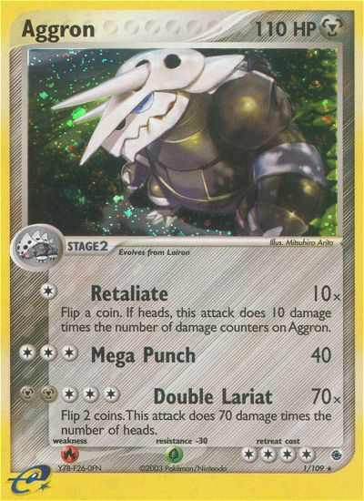 Aggron (1/109) [EX: Ruby & Sapphire] | Card Merchant Takapuna