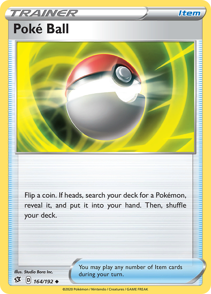 Poke Ball (164/192) [Sword & Shield: Rebel Clash] | Card Merchant Takapuna