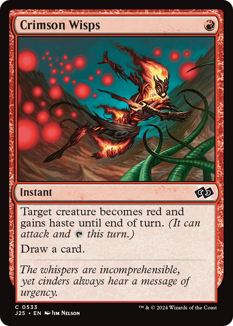 Crimson Wisps [Foundations Jumpstart] | Card Merchant Takapuna