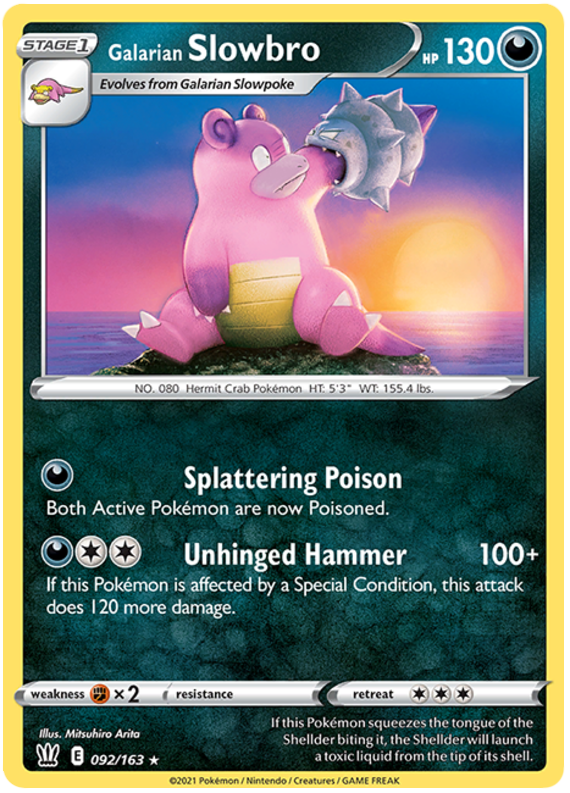 Galarian Slowbro (092/163) [Sword & Shield: Battle Styles] | Card Merchant Takapuna