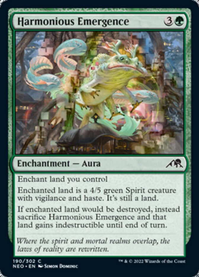 Harmonious Emergence [Kamigawa: Neon Dynasty] | Card Merchant Takapuna