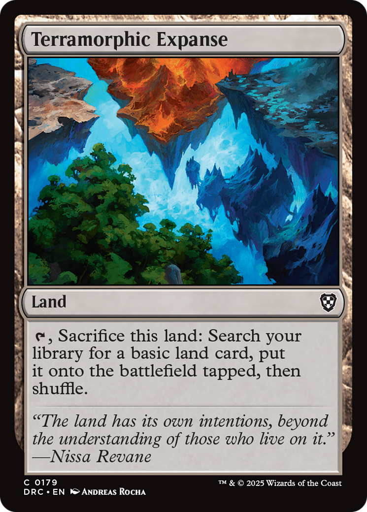 Terramorphic Expanse [Aetherdrift Commander] | Card Merchant Takapuna