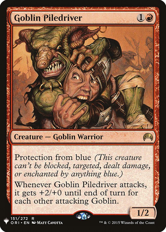 Goblin Piledriver [Mystery Booster] | Card Merchant Takapuna