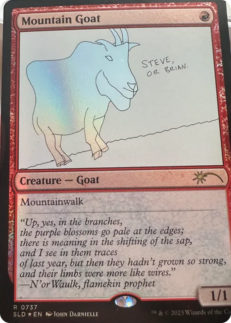 Mountain Goat [Secret Lair Drop Series] | Card Merchant Takapuna