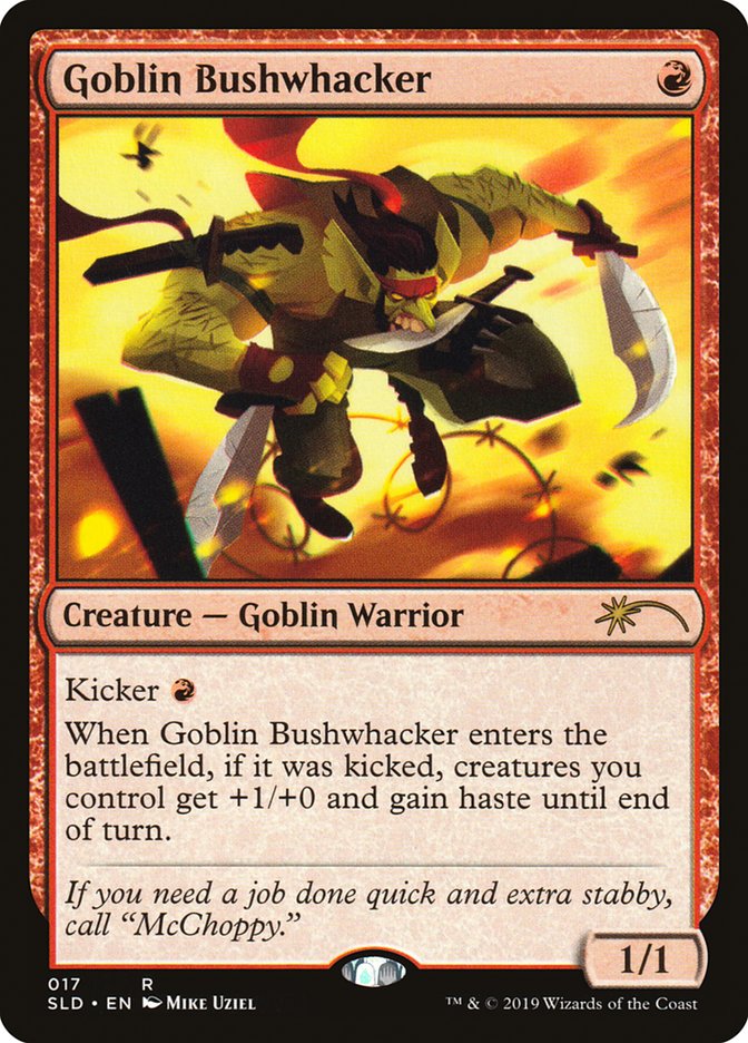 Goblin Bushwhacker [Secret Lair Drop Series] | Card Merchant Takapuna