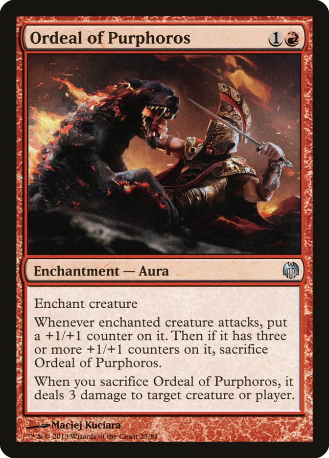 Ordeal of Purphoros [Duel Decks: Heroes vs. Monsters] | Card Merchant Takapuna