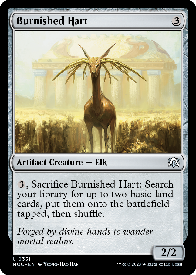 Burnished Hart [March of the Machine Commander] | Card Merchant Takapuna