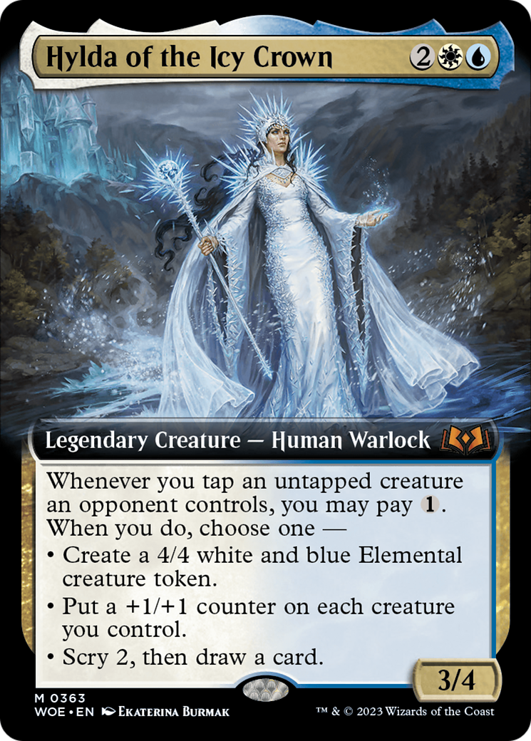 Hylda of the Icy Crown (Extended Art) [Wilds of Eldraine] | Card Merchant Takapuna