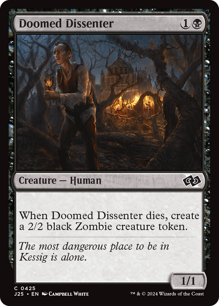 Doomed Dissenter [Foundations Jumpstart] | Card Merchant Takapuna