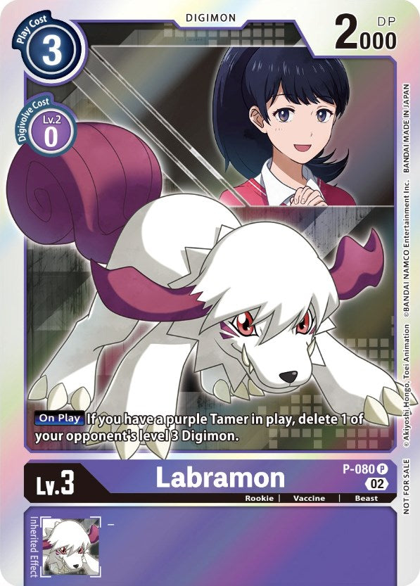 Labramon [P-080] (Digimon Survive Anime Expo 2022) [Promotional Cards] | Card Merchant Takapuna