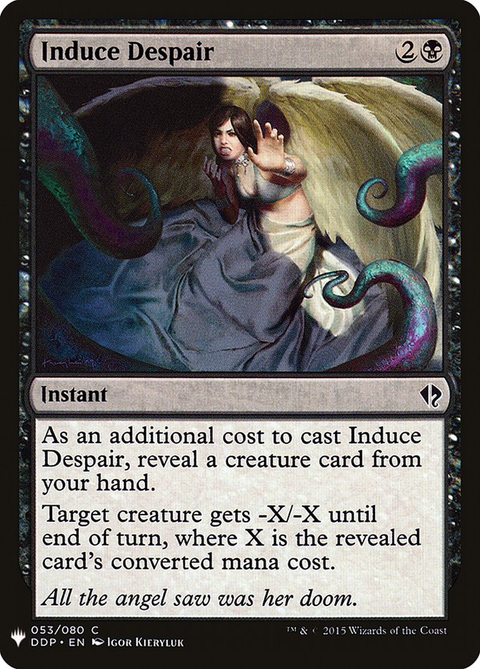 Induce Despair [Mystery Booster] | Card Merchant Takapuna