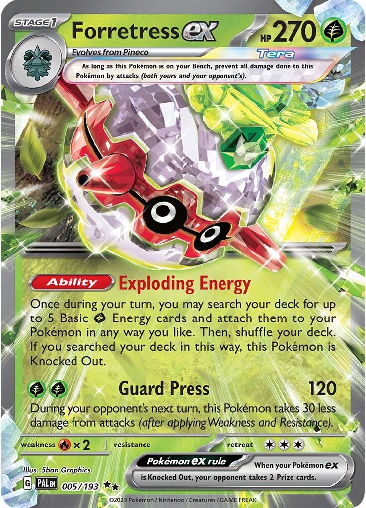 Forretress ex (005/193) [Scarlet & Violet: Paldea Evolved] | Card Merchant Takapuna