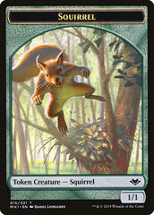 Shapeshifter (001) // Squirrel (015) Double-Sided Token [Modern Horizons Tokens] | Card Merchant Takapuna