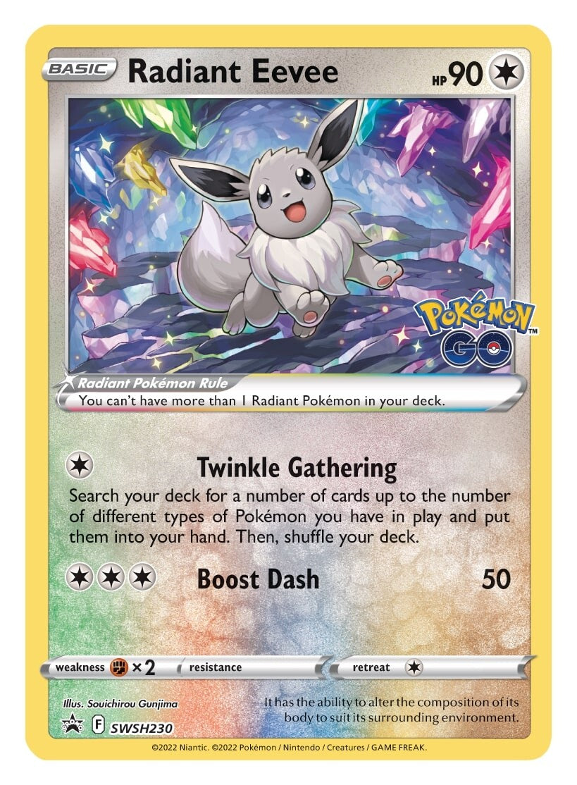 Radiant Eevee (SWSH230) [Sword & Shield: Black Star Promos] | Card Merchant Takapuna