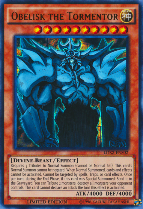 Obelisk the Tormentor [LDK2-ENS02] Ultra Rare | Card Merchant Takapuna