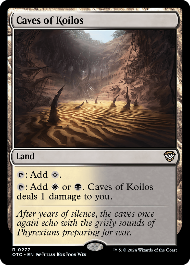 Caves of Koilos [Outlaws of Thunder Junction Commander] | Card Merchant Takapuna