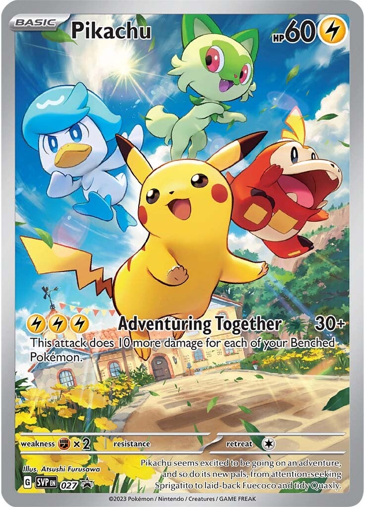 Pikachu (027) [Scarlet & Violet: Black Star Promos] | Card Merchant Takapuna