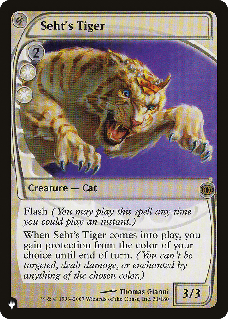 Seht's Tiger [The List] | Card Merchant Takapuna