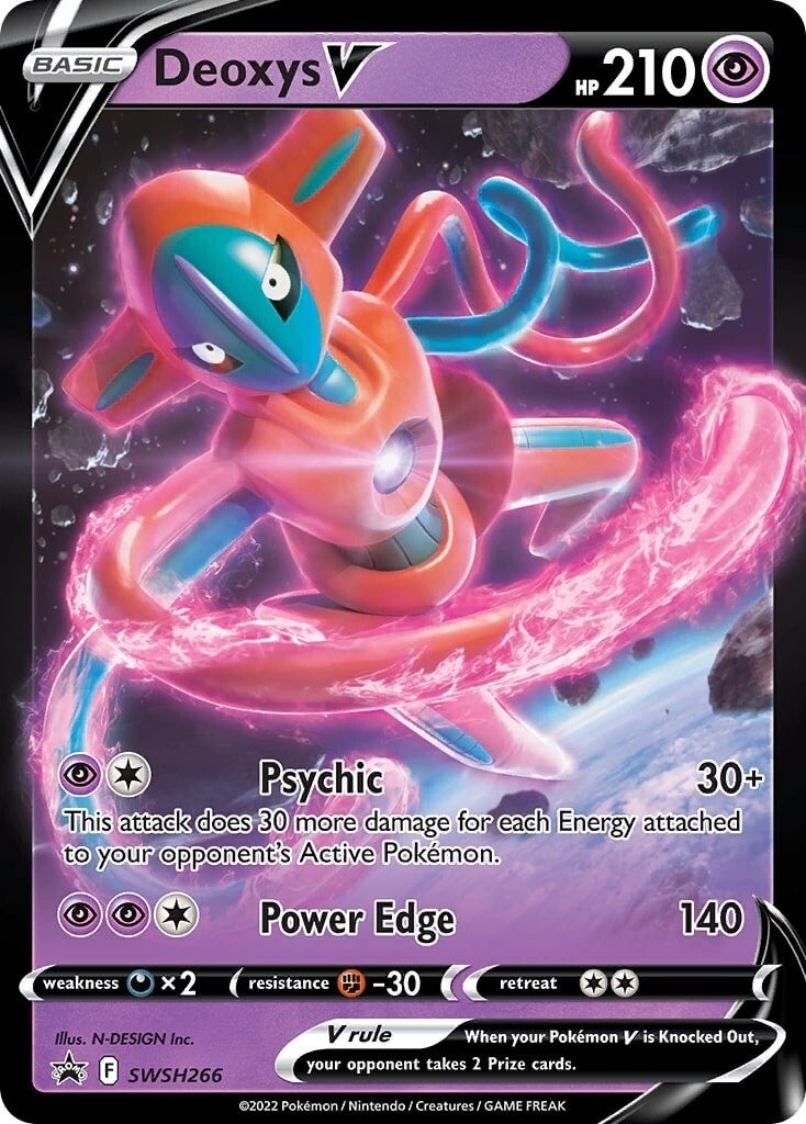 Deoxys V (SWSH266) [Sword & Shield: Black Star Promos] | Card Merchant Takapuna