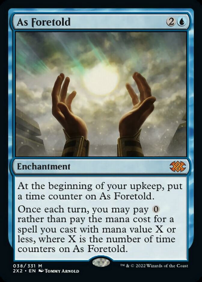 As Foretold [Double Masters 2022] | Card Merchant Takapuna