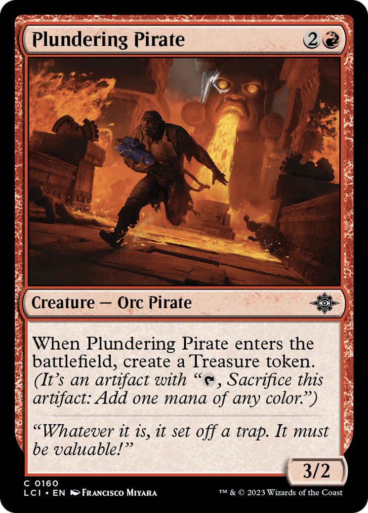 Plundering Pirate [The Lost Caverns of Ixalan] | Card Merchant Takapuna