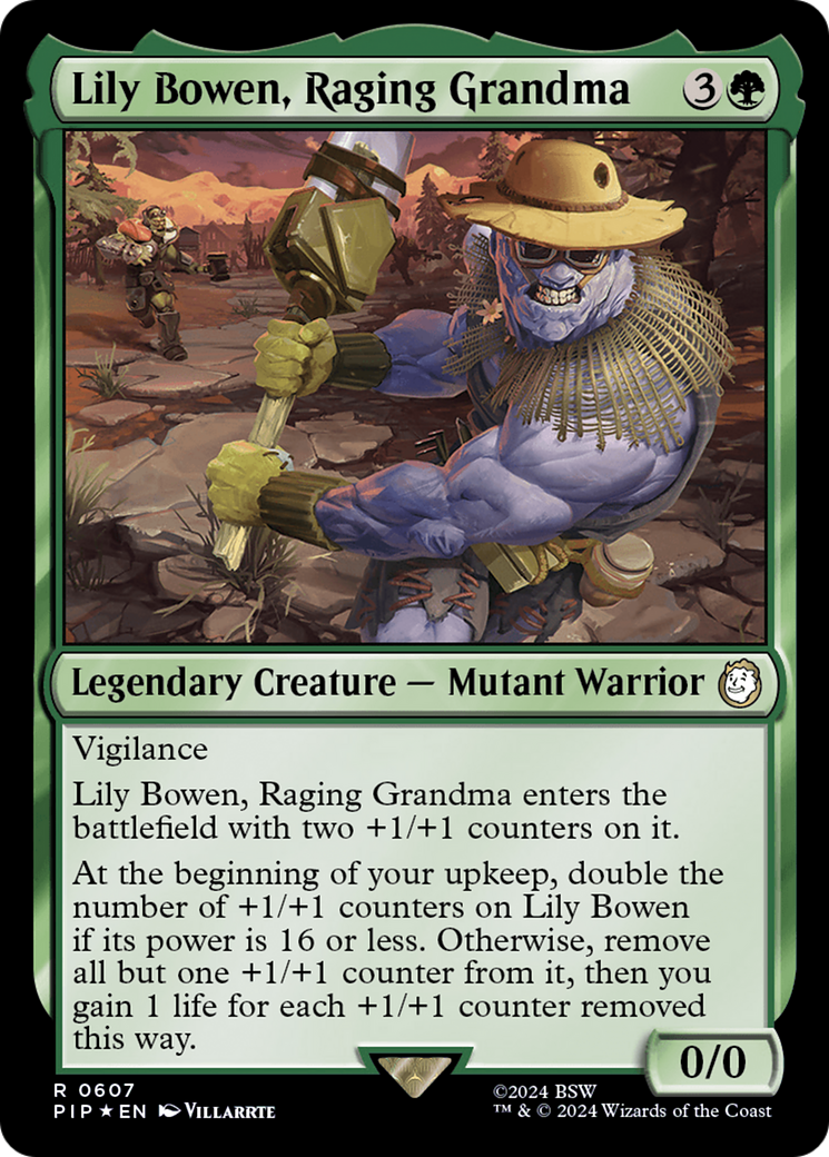 Lily Bowen, Raging Grandma (Surge Foil) [Fallout] | Card Merchant Takapuna