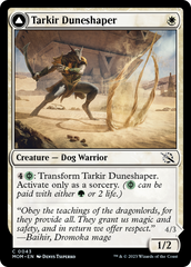 Tarkir Duneshaper // Burnished Dunestomper [March of the Machine] | Card Merchant Takapuna