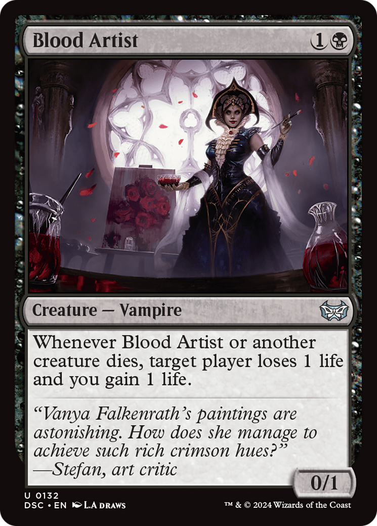 Blood Artist [Duskmourn: House of Horror Commander] | Card Merchant Takapuna