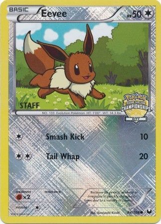 Eevee (84/108) (City Championship Staff) [League & Championship Cards] | Card Merchant Takapuna