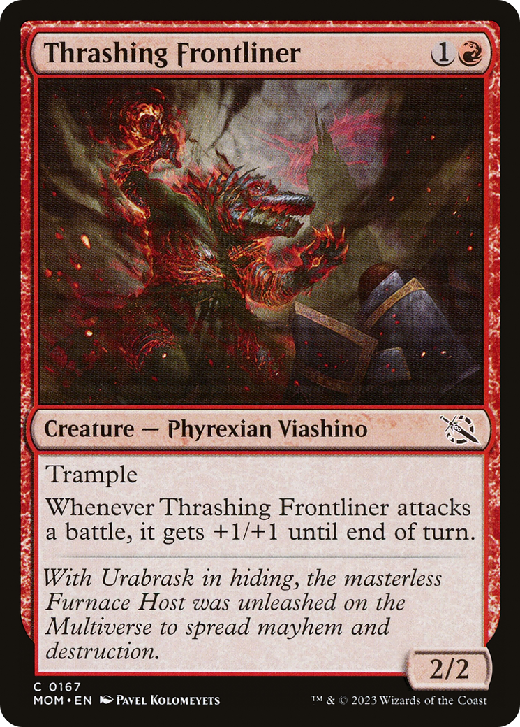 Thrashing Frontliner [March of the Machine] | Card Merchant Takapuna