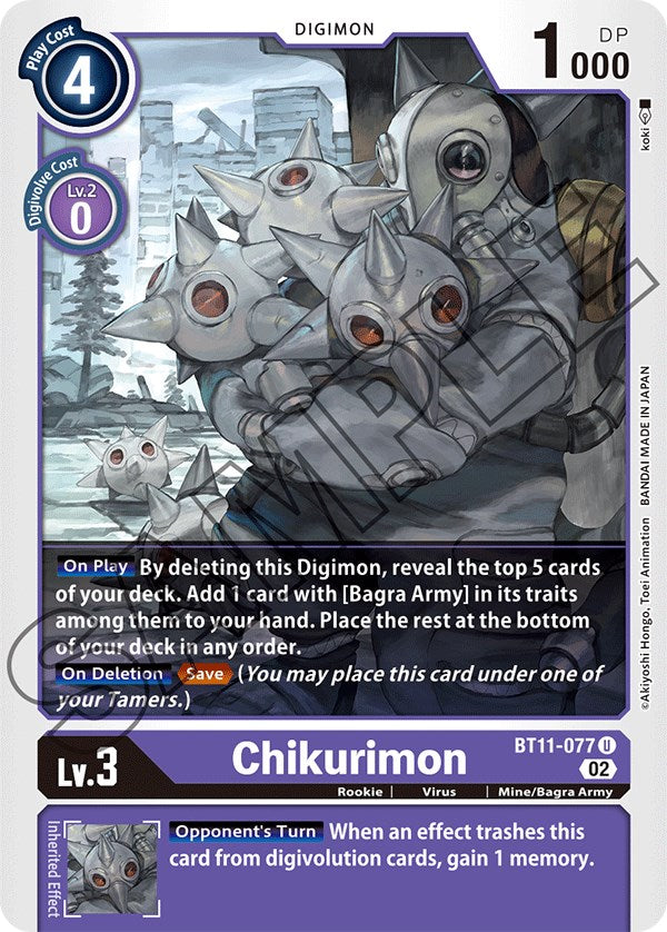 Chikurimon [BT11-077] [Dimensional Phase] | Card Merchant Takapuna