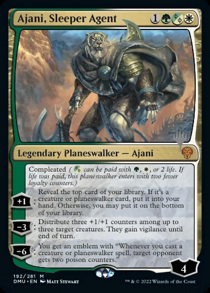 Ajani, Sleeper Agent (Promo Pack) [Dominaria United Promos] | Card Merchant Takapuna