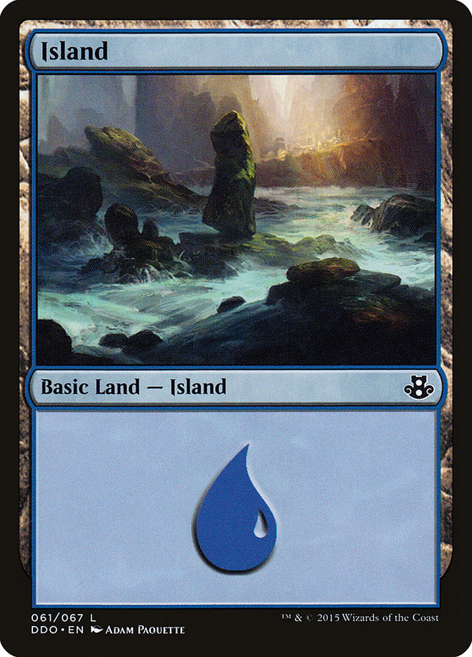 Island (61) [Duel Decks: Elspeth vs. Kiora] | Card Merchant Takapuna