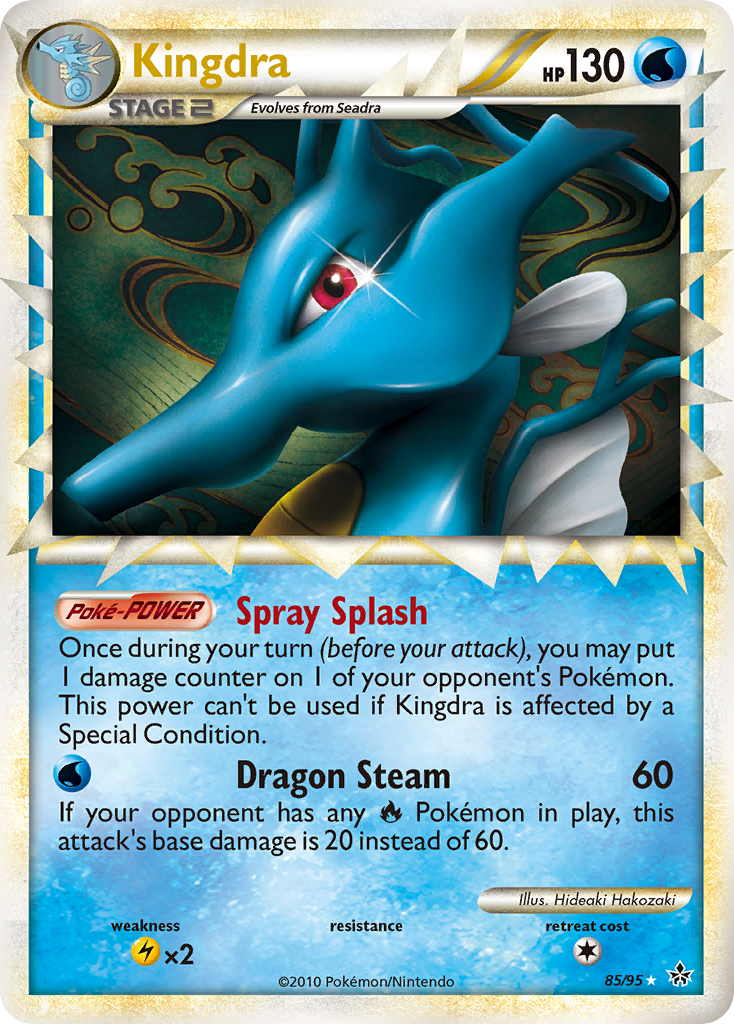 Kingdra (85/95) [HeartGold & SoulSilver: Unleashed] | Card Merchant Takapuna