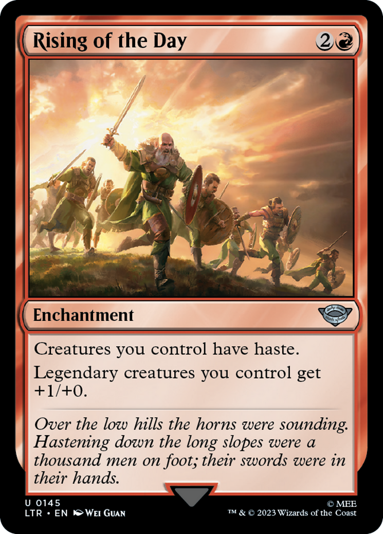 Rising of the Day [The Lord of the Rings: Tales of Middle-Earth] | Card Merchant Takapuna