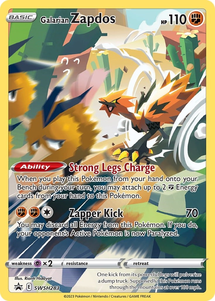 Galarian Zapdos (SWSH283) [Sword & Shield: Black Star Promos] | Card Merchant Takapuna