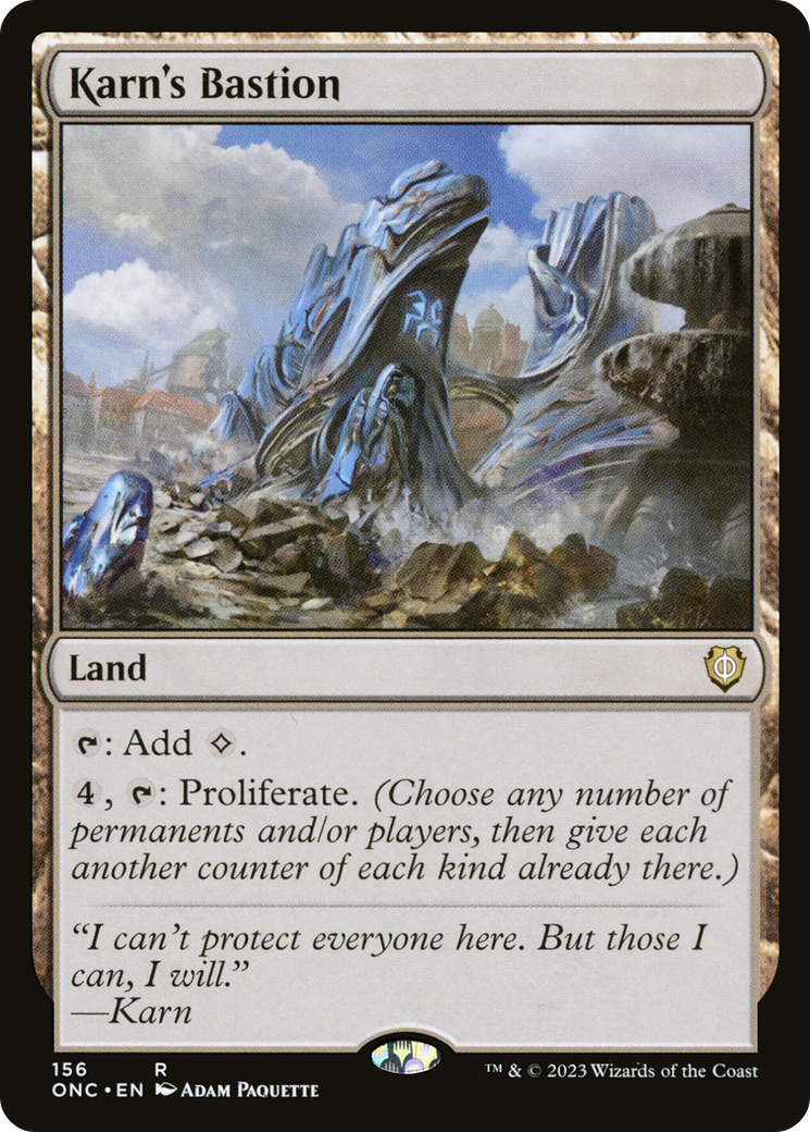 Karn's Bastion [Phyrexia: All Will Be One Commander] | Card Merchant Takapuna