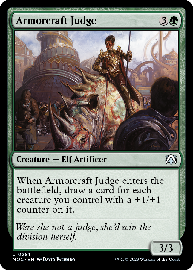 Armorcraft Judge [March of the Machine Commander] | Card Merchant Takapuna