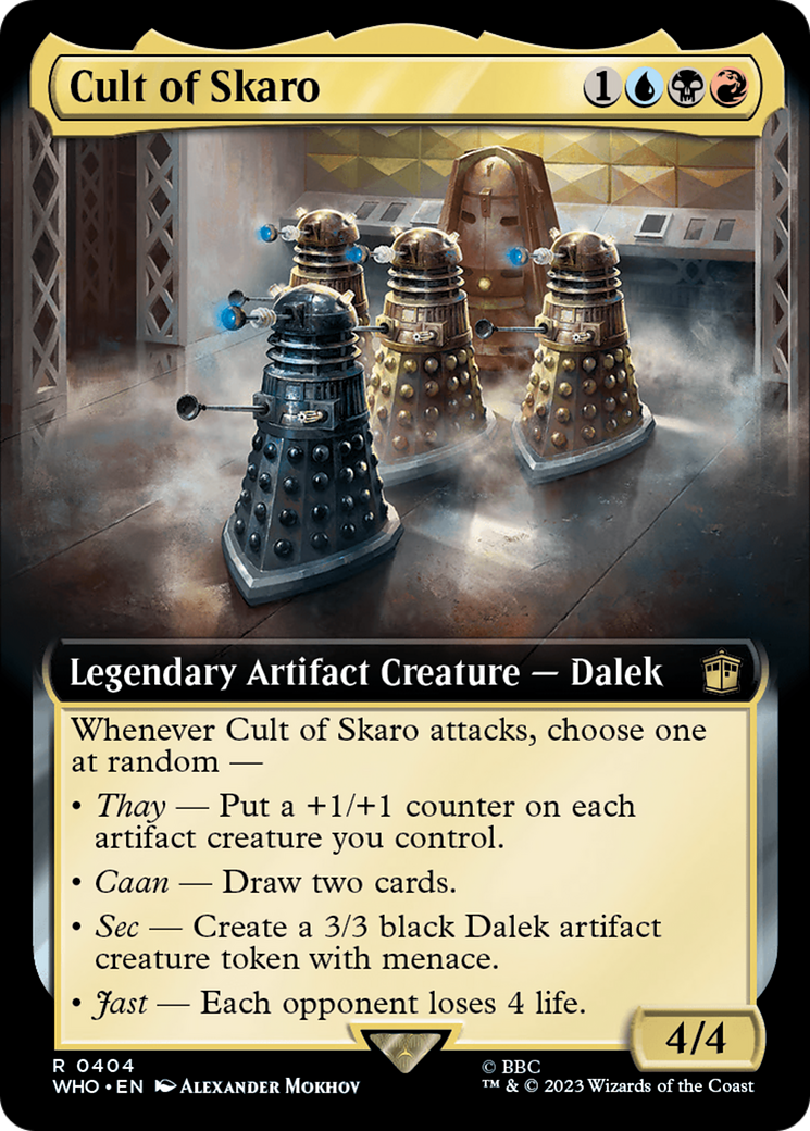 Cult of Skaro (Extended Art) [Doctor Who] | Card Merchant Takapuna