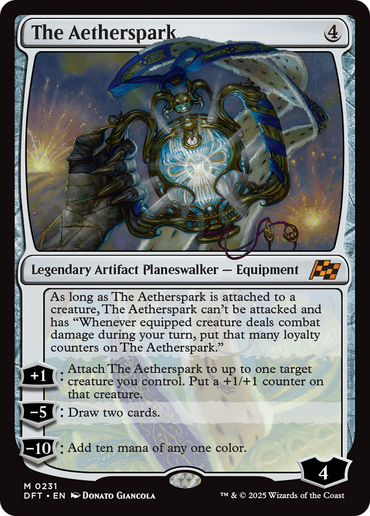 The Aetherspark [Aetherdrift] | Card Merchant Takapuna