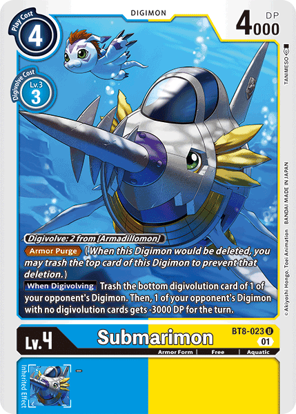 Submarimon [BT8-023] [New Awakening] | Card Merchant Takapuna