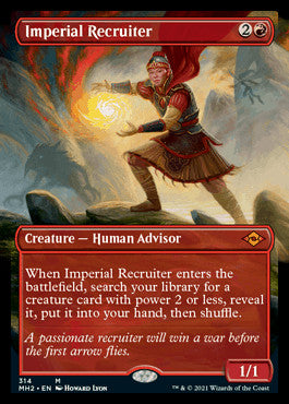 Imperial Recruiter (Borderless Alternate Art) [Modern Horizons 2] | Card Merchant Takapuna