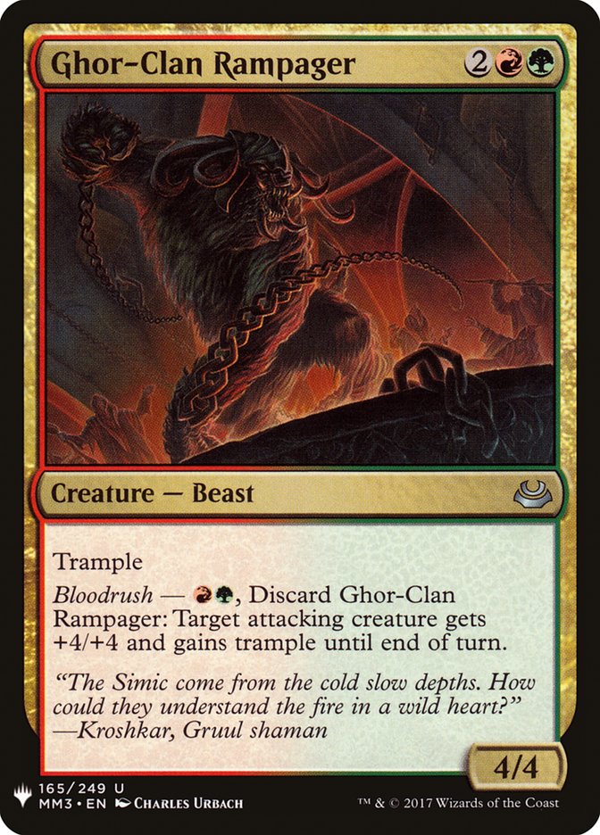 Ghor-Clan Rampager [Mystery Booster] | Card Merchant Takapuna