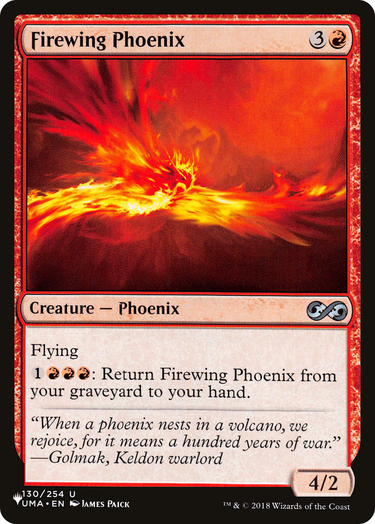 Firewing Phoenix [The List] | Card Merchant Takapuna