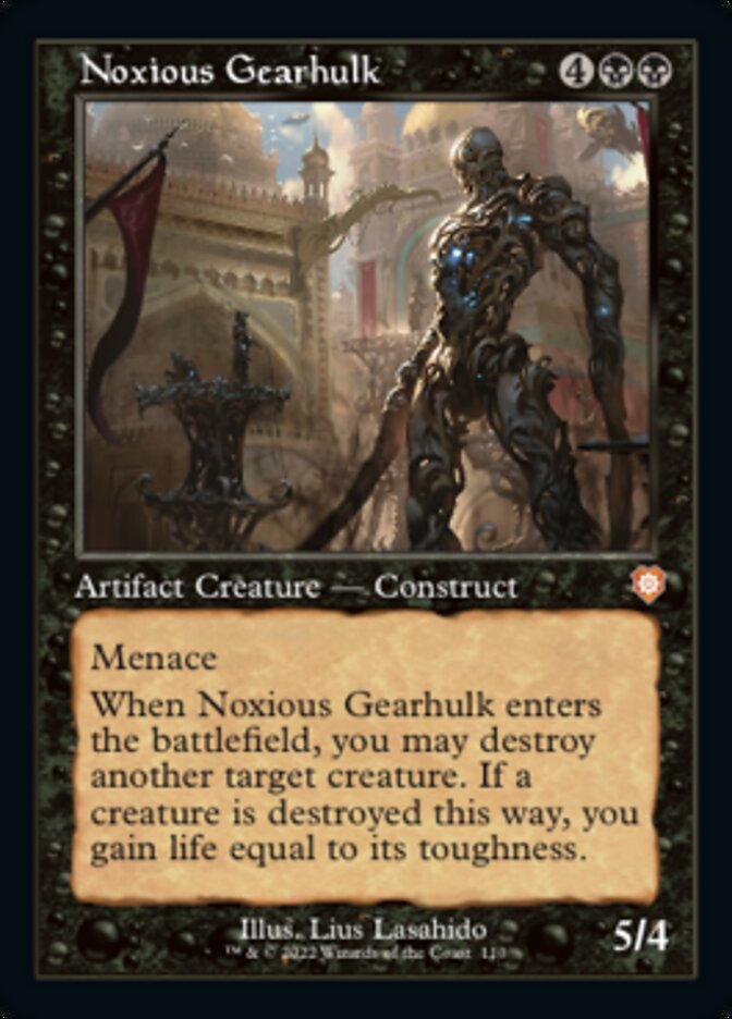 Noxious Gearhulk (Retro) [The Brothers' War Commander] | Card Merchant Takapuna