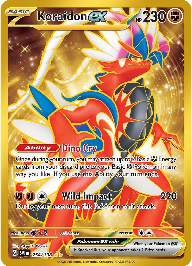 Koraidon ex (254/198) [Scarlet & Violet: Base Set] | Card Merchant Takapuna