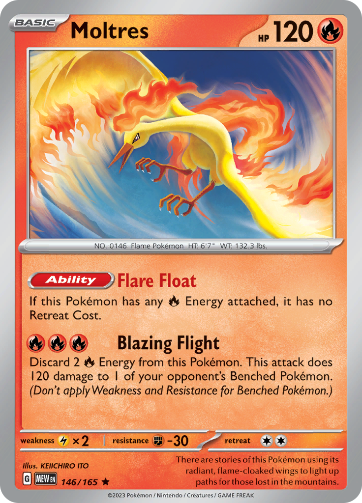 Moltres (146/165) [Scarlet & Violet 151] | Card Merchant Takapuna